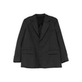 Charcoal Wool Two-button Jacket