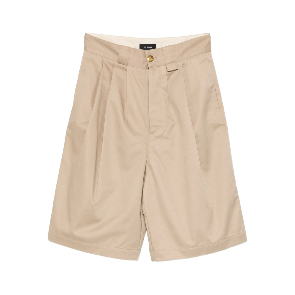 Light Brown Pleat Belt