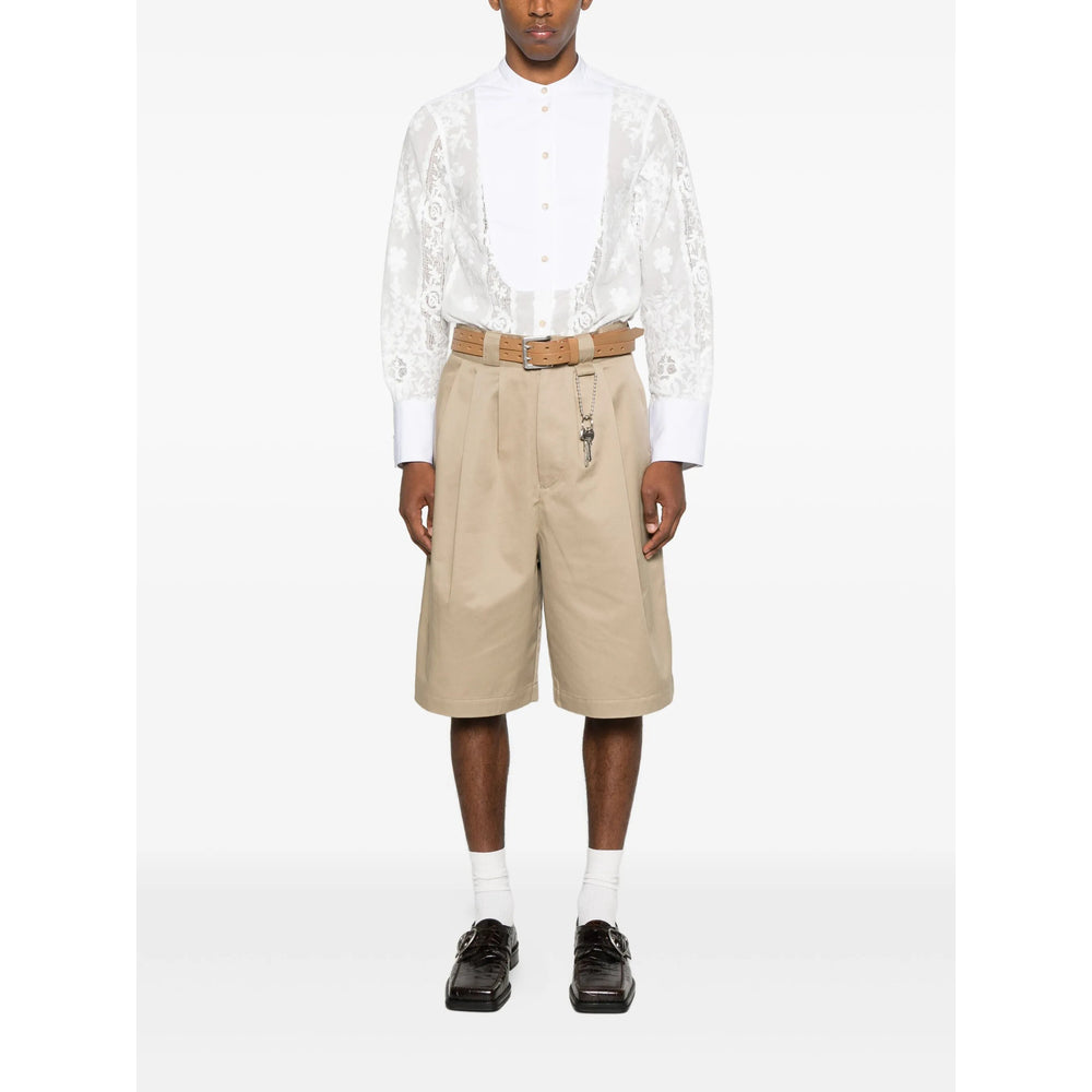 Light Brown Pleat Belt