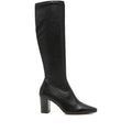 Black Leather Pull-on
