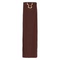 Strapless Brown Cut-out Maxi