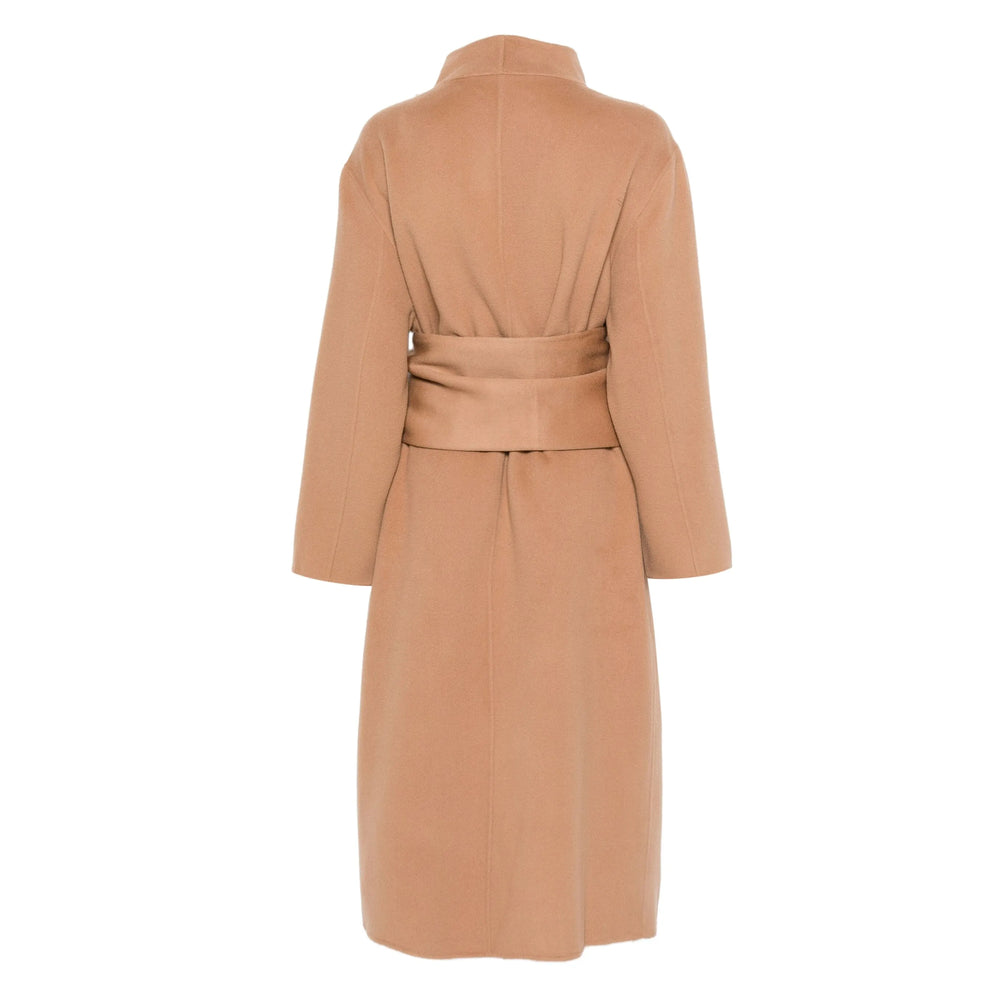 Soft Beige Belted Wrap