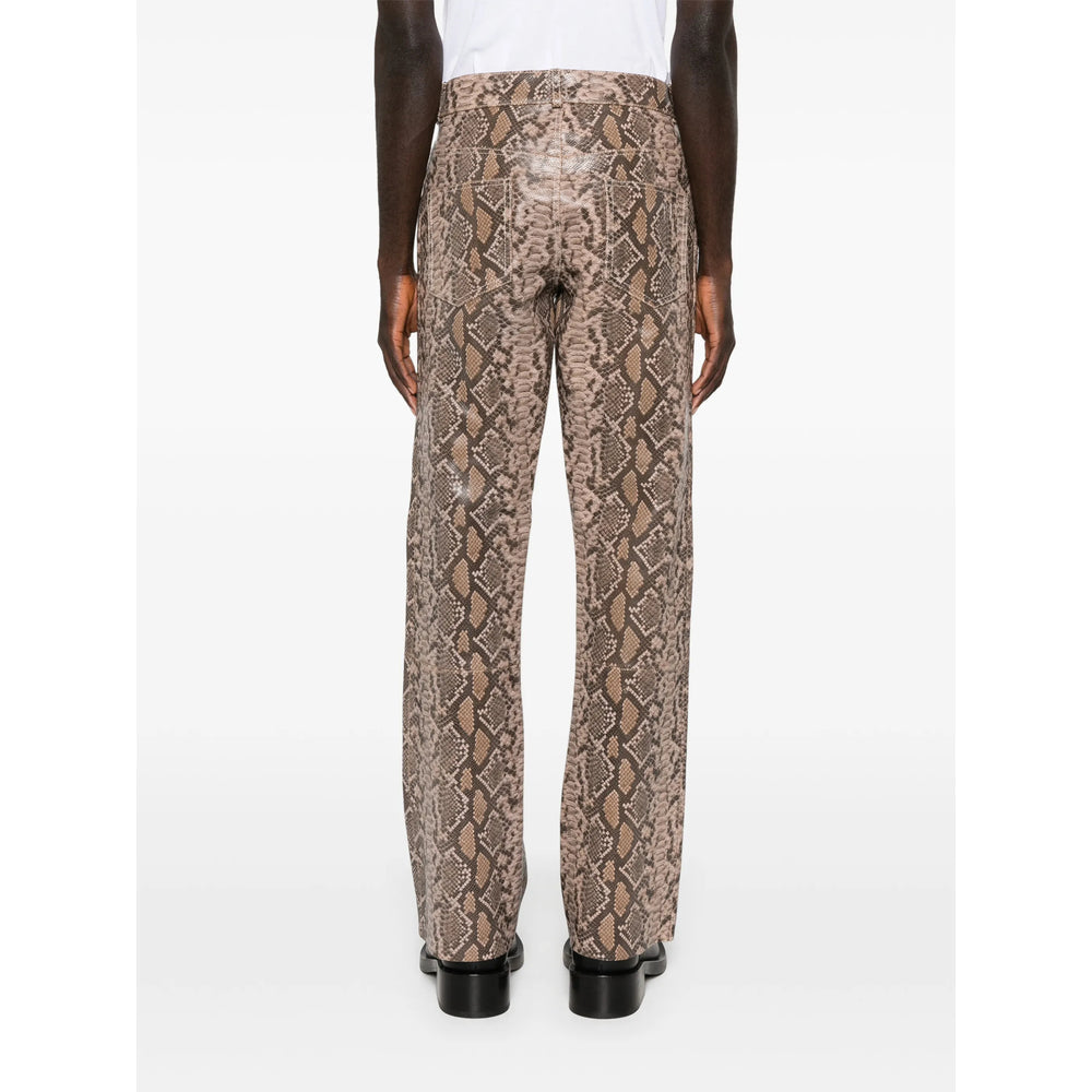 Earth Print Five Pocket Jeans