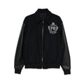 Black Pinstripe Emblem Shirt