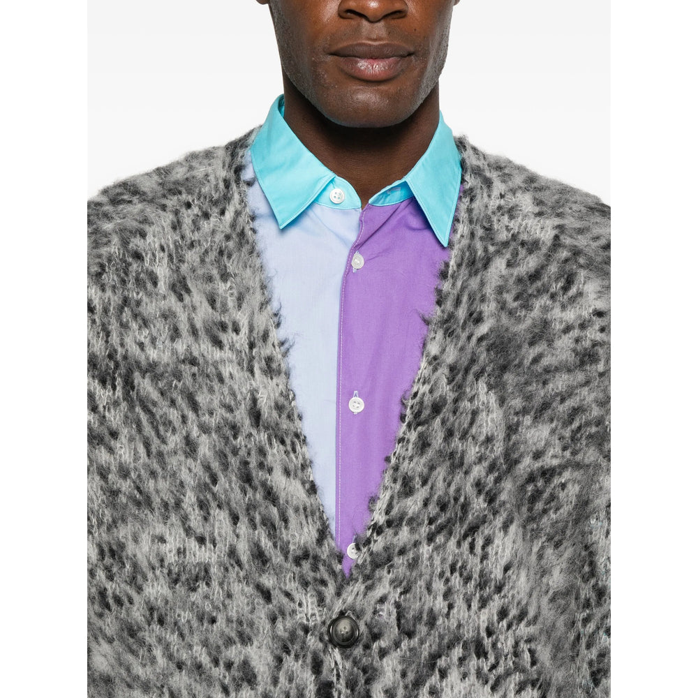 Multi Hue Crew Neck Sweater