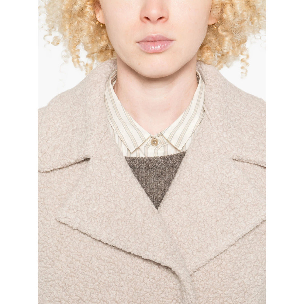 Soft Boucl Double-breasted Blazer