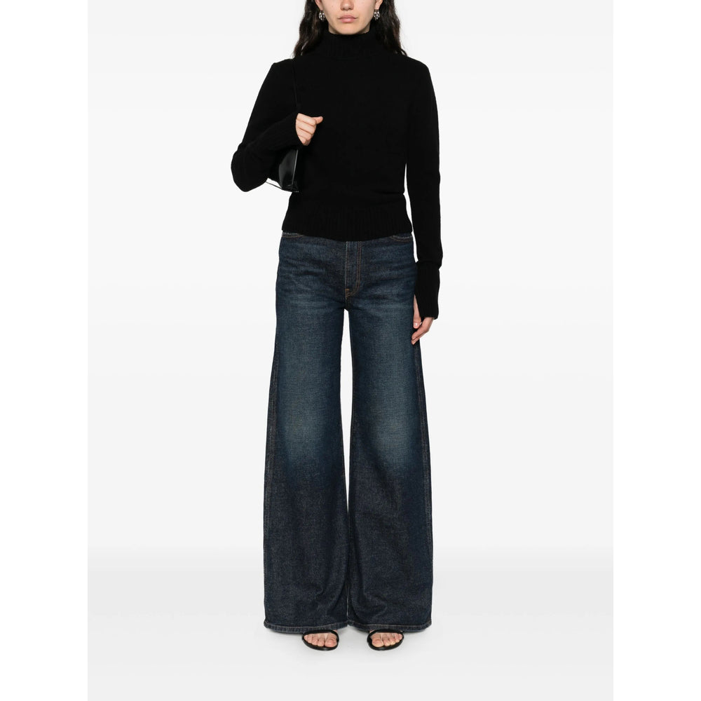 Fine Knit High Neck Sweater