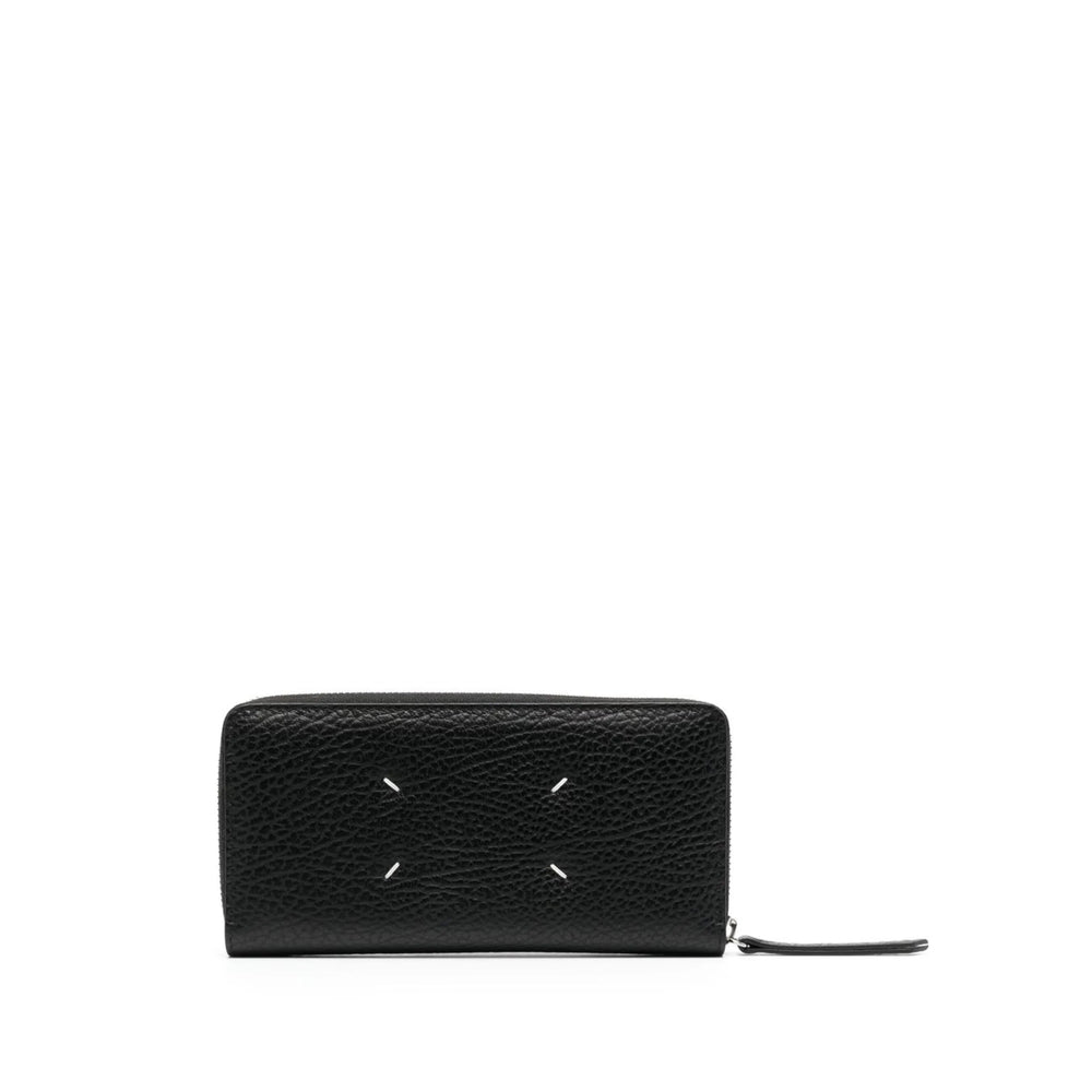 Black Leather Document Organizer