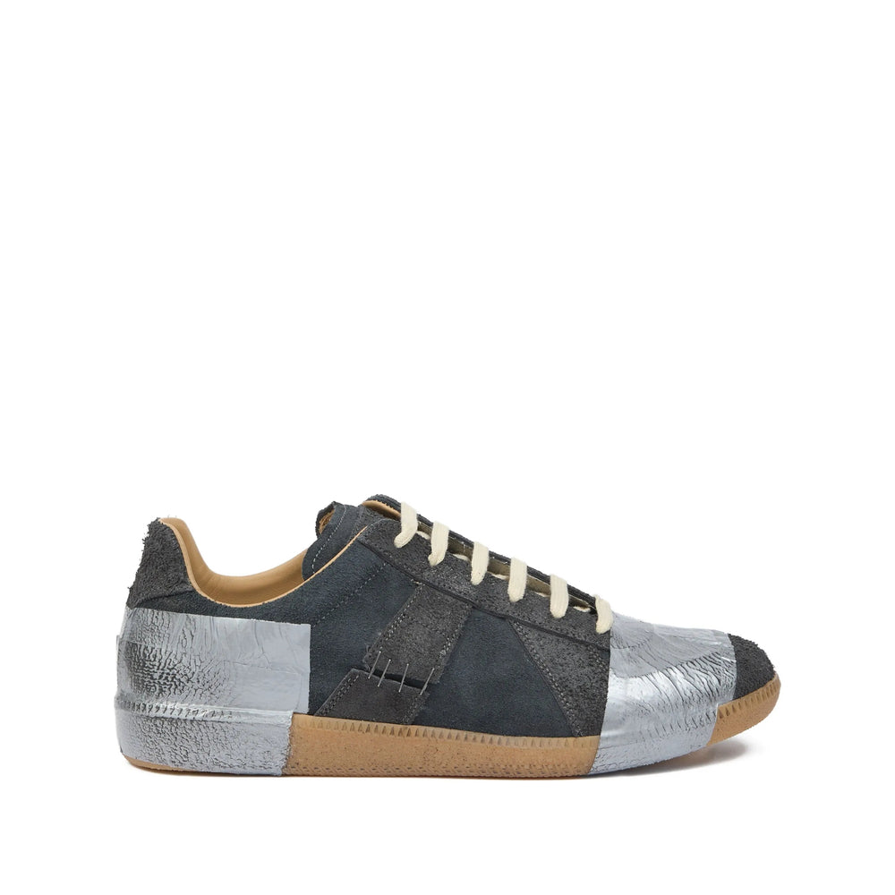 Dark Grey Lace-up Panel