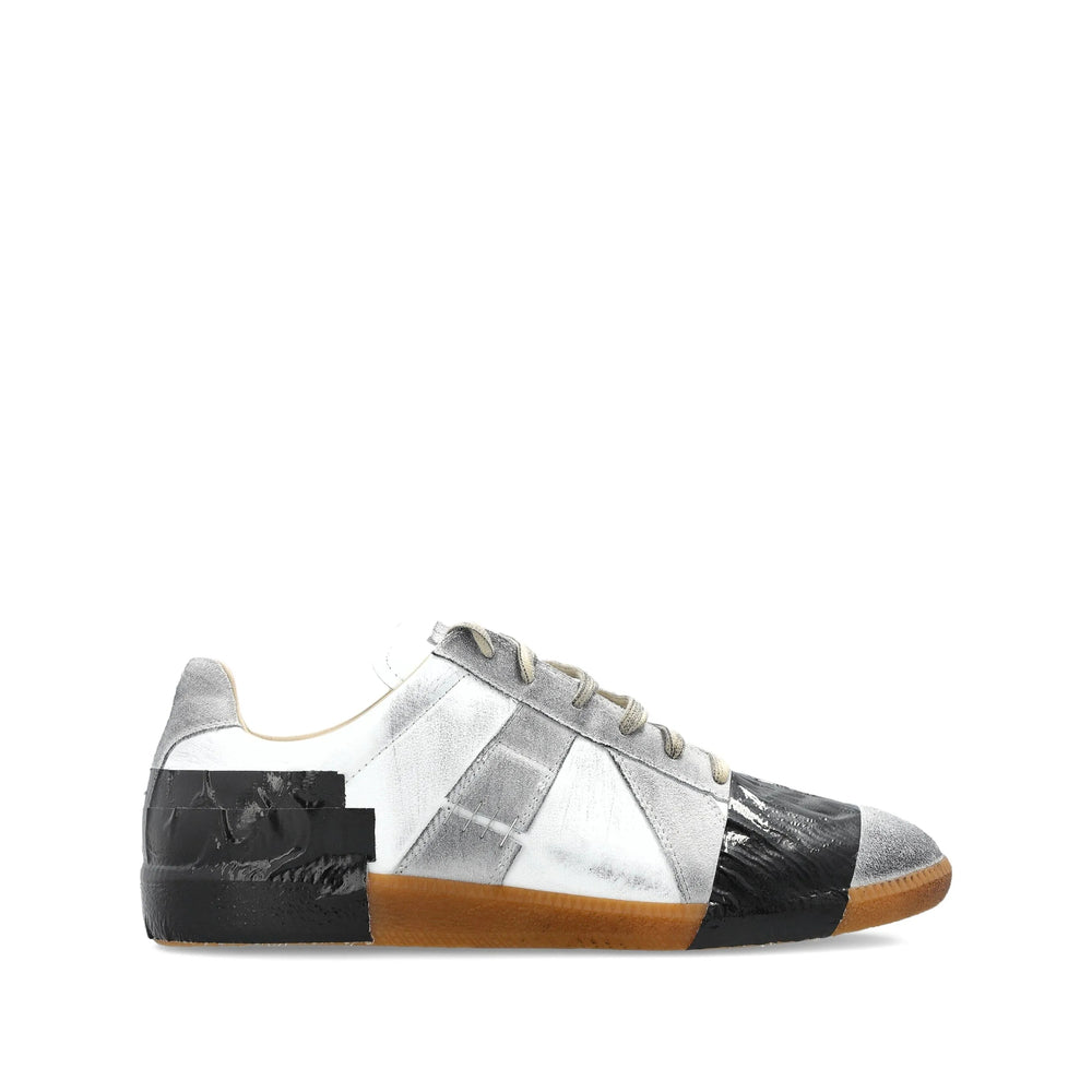Crisp White Panel Lace Sneaker