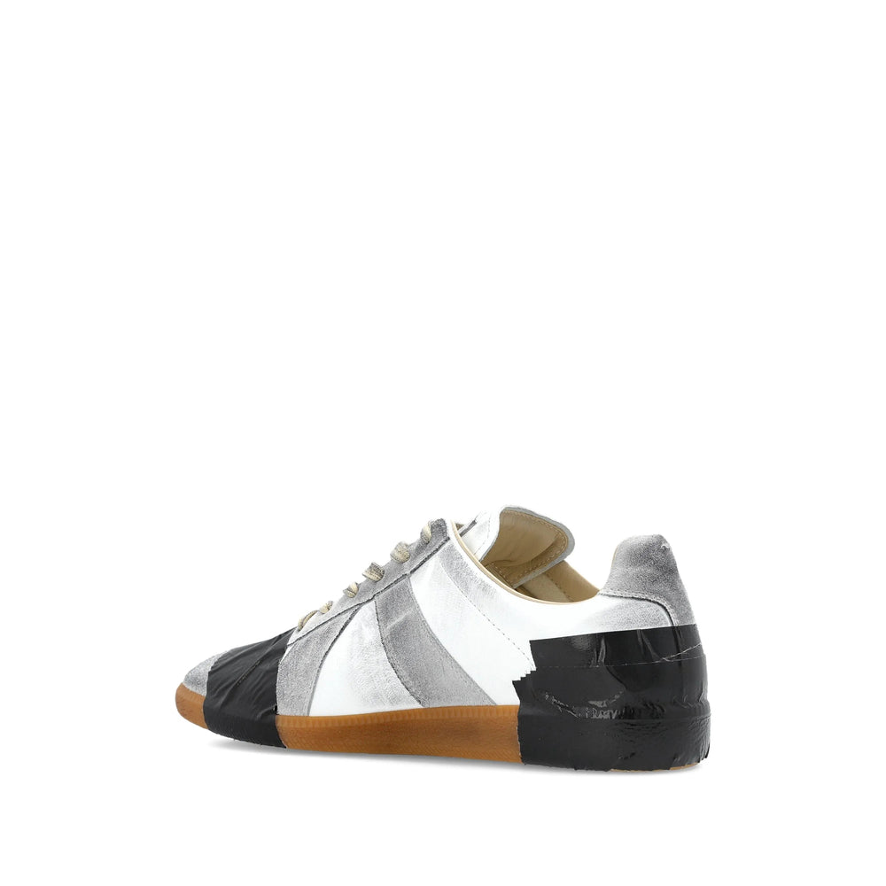 Crisp White Panel Lace Sneaker