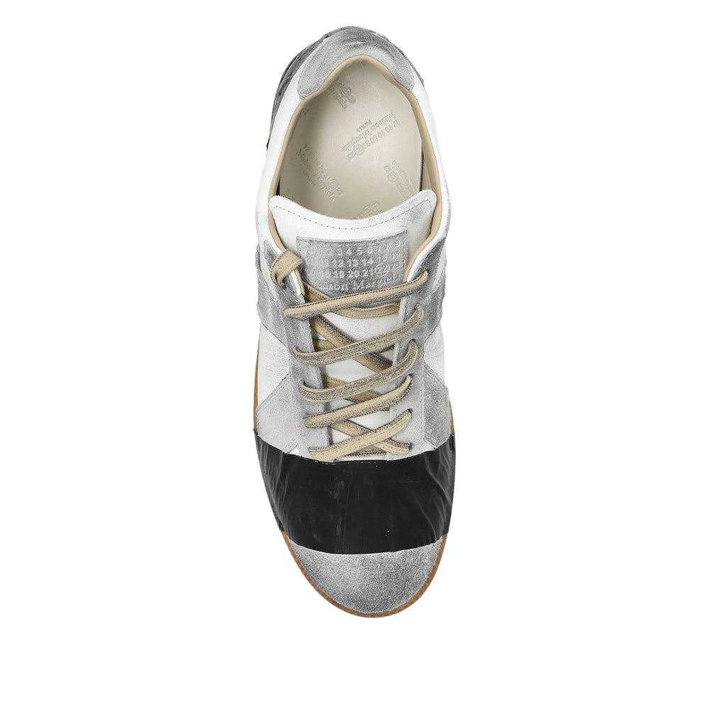 Crisp White Panel Lace Sneaker