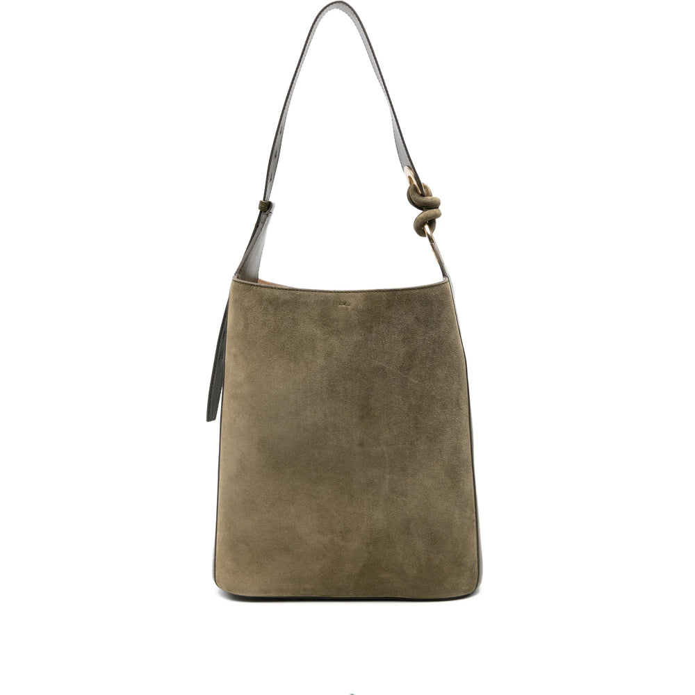 Olive Green Knot Satchel