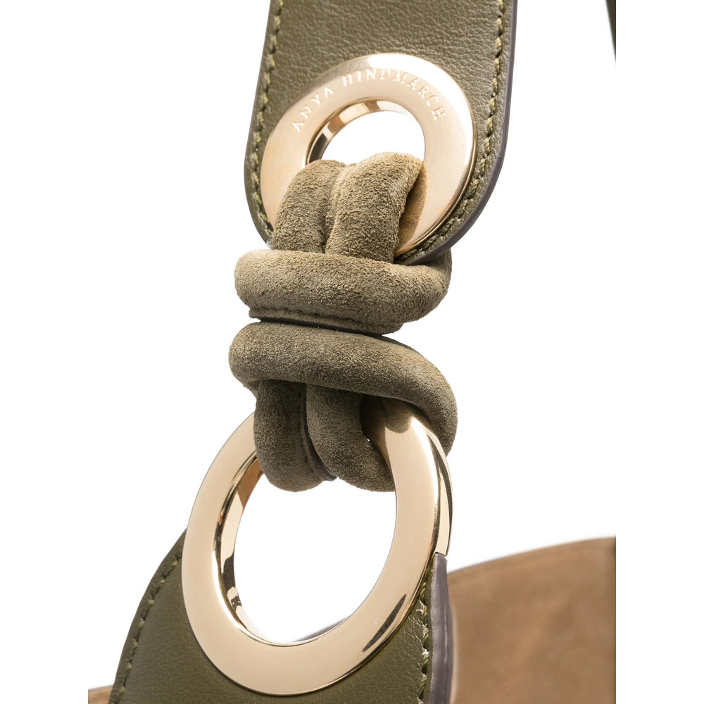 Olive Green Knot Satchel