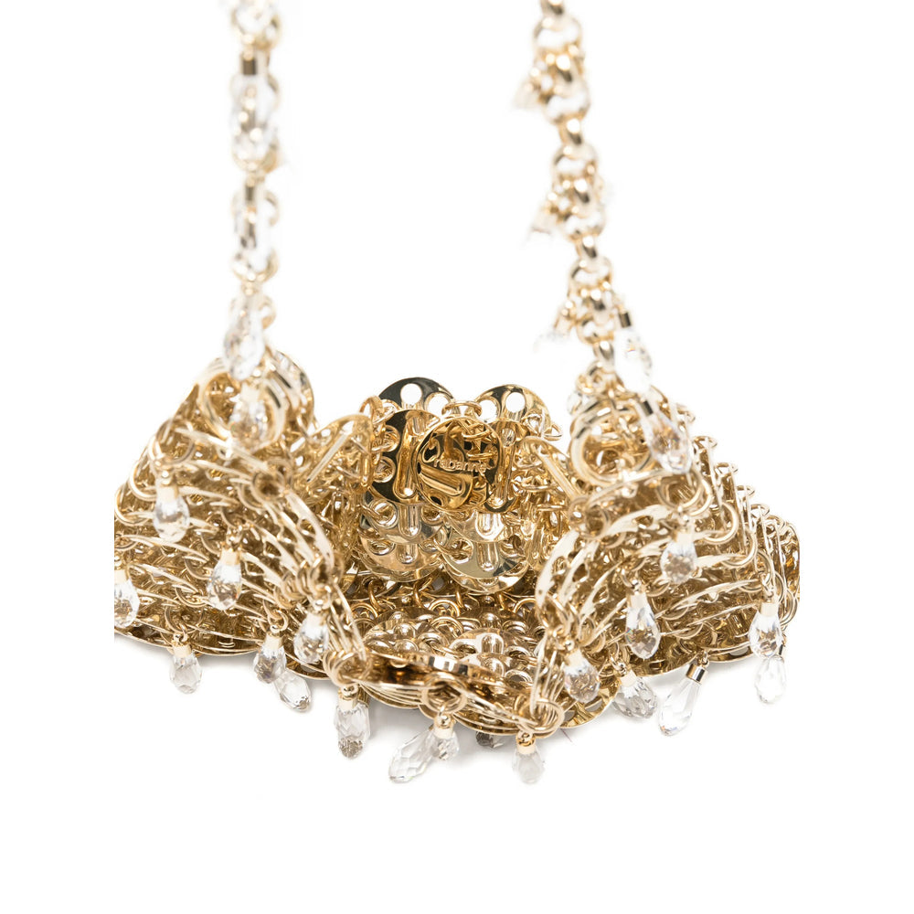 Crystal Accented Satchel Bag