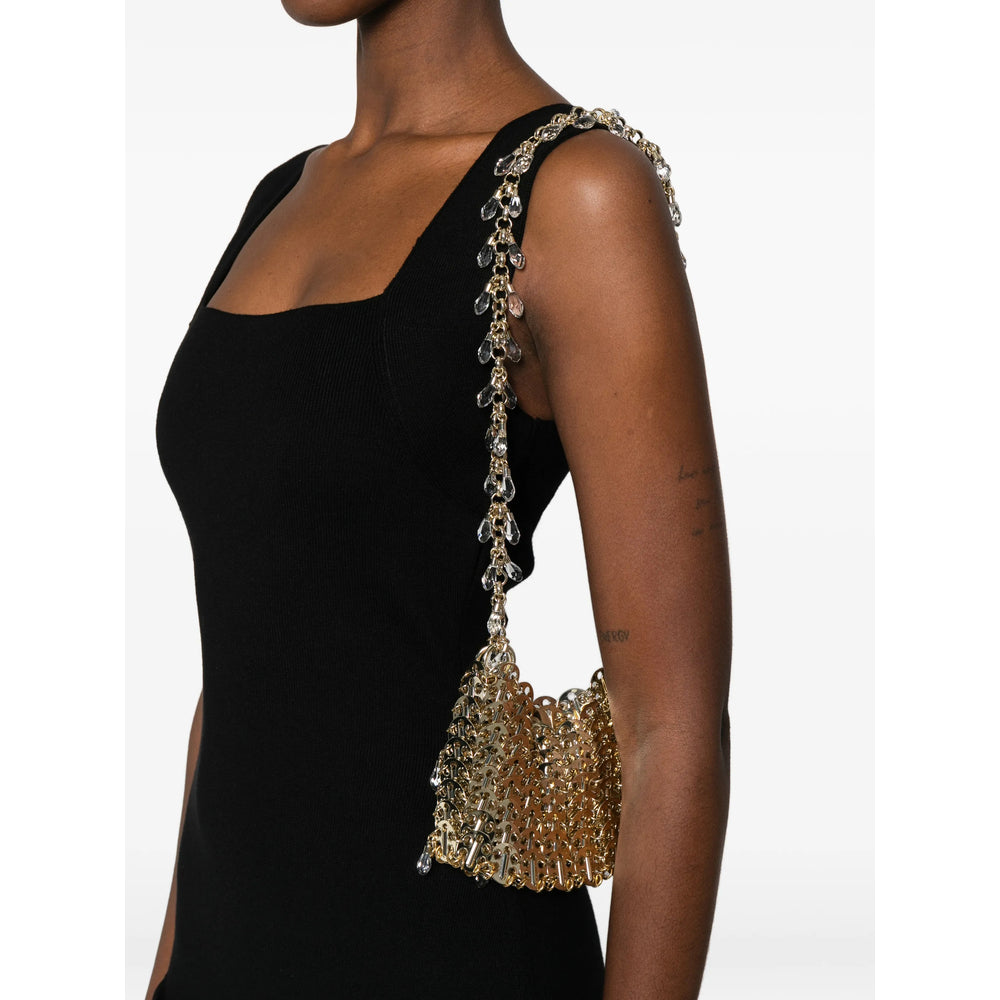 Crystal Accented Satchel Bag