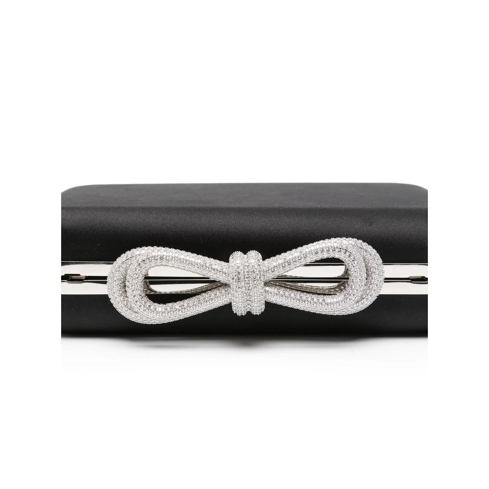 Satin Clasp Satchel