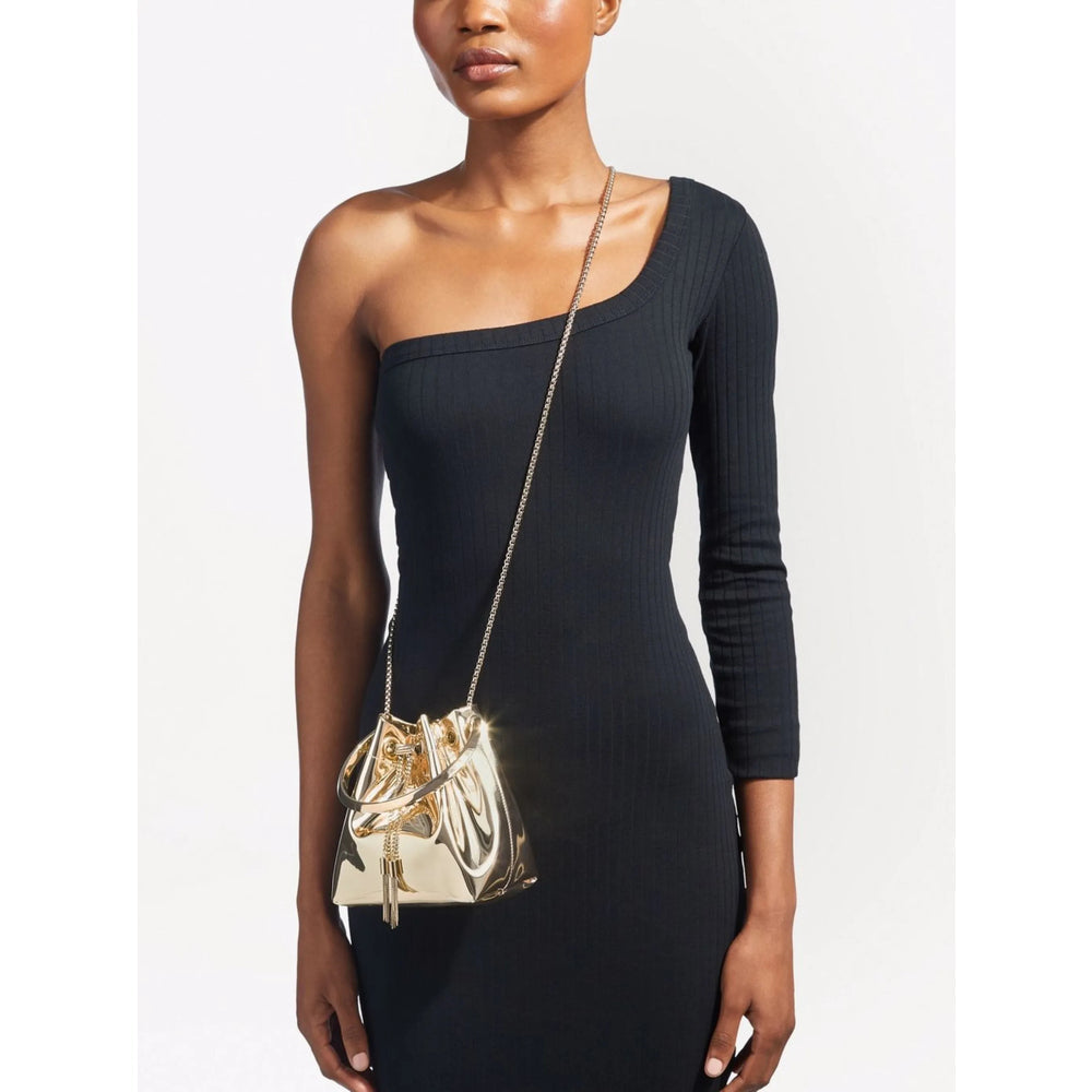Sleek Metallic Day Bag