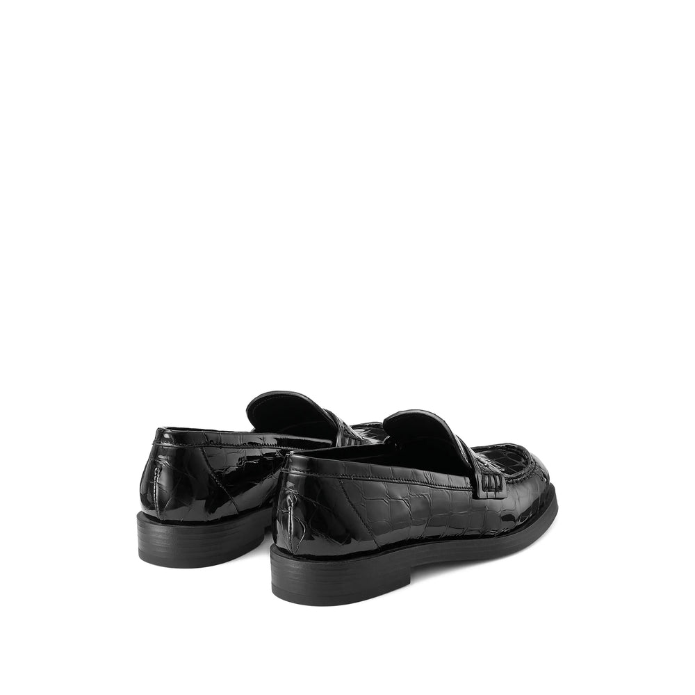 Crocodile Embossed Slip Shoe