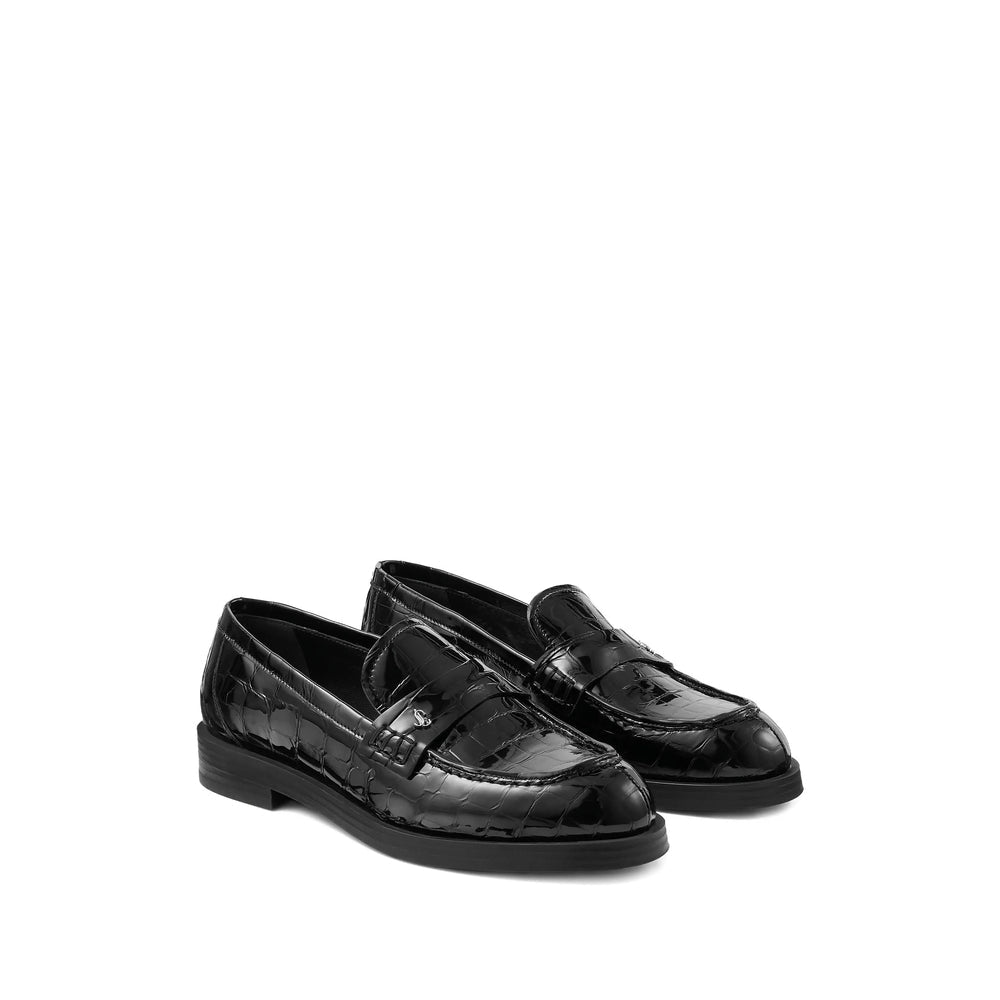 Crocodile Embossed Slip Shoe