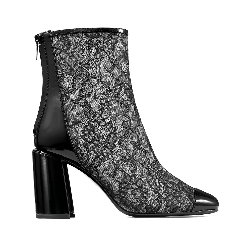 Block Heel Lace-up