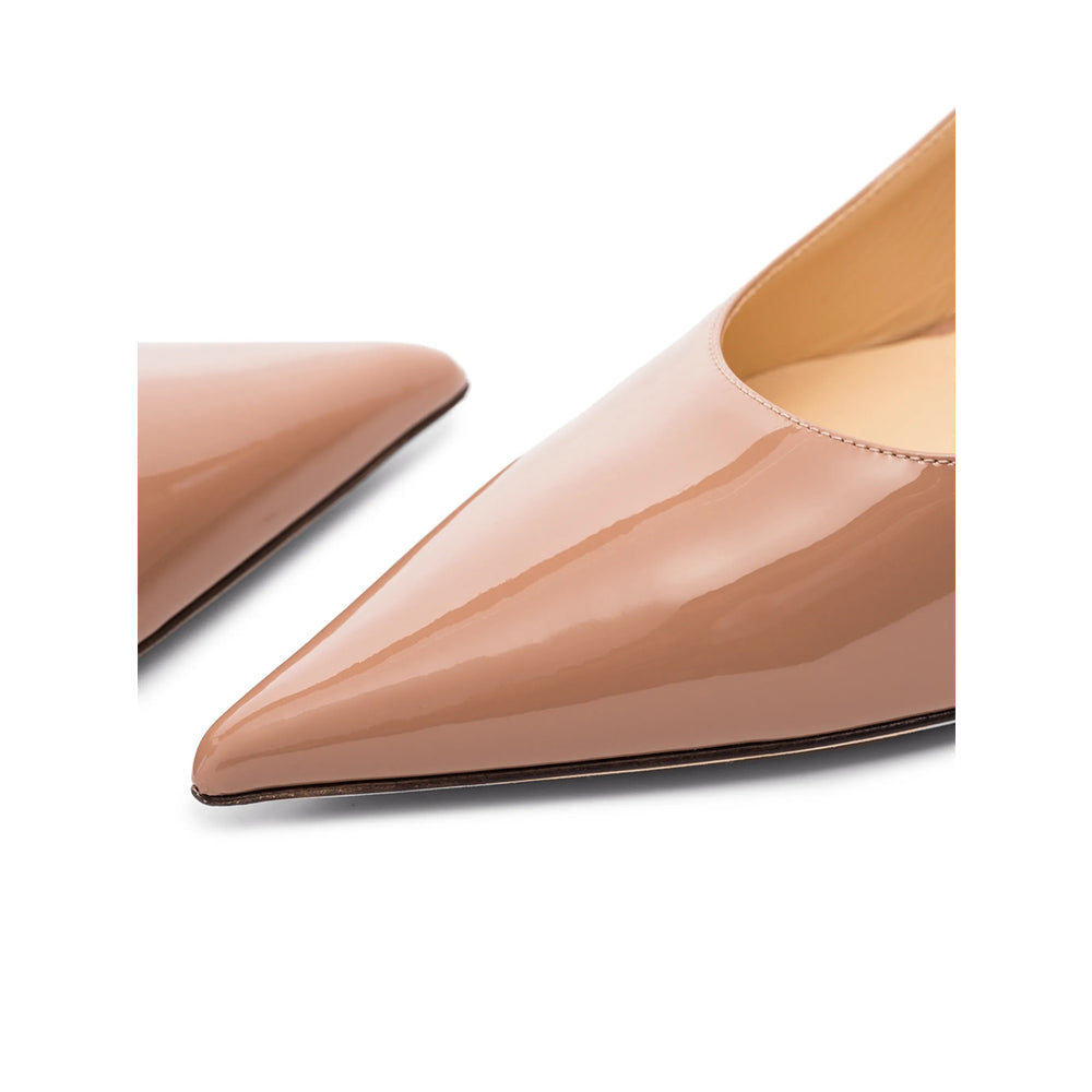 Pink Gold Tone Heel Accents