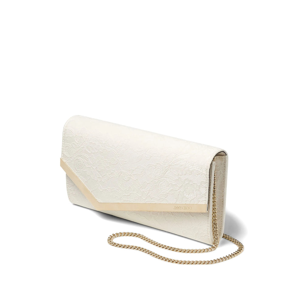 Ivory Floral Chain Bag