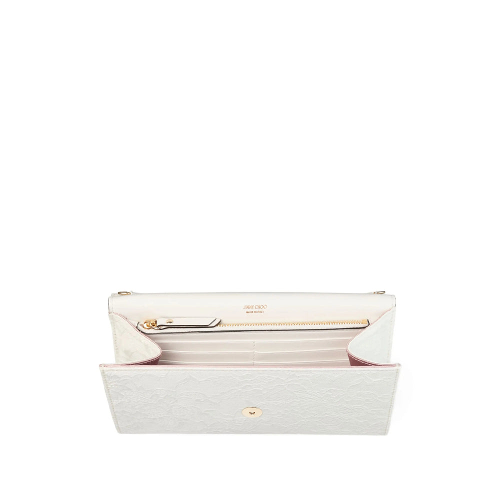 Ivory Floral Chain Bag
