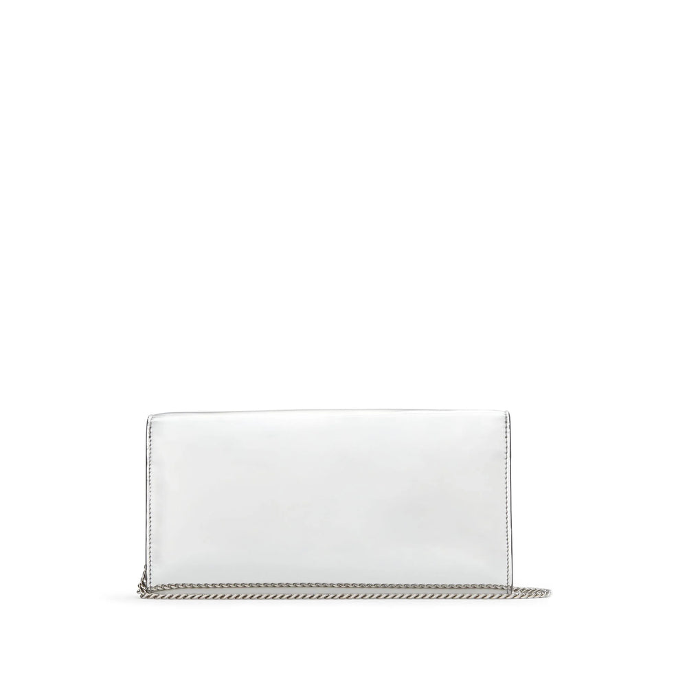Metallic Leather Tote Bag