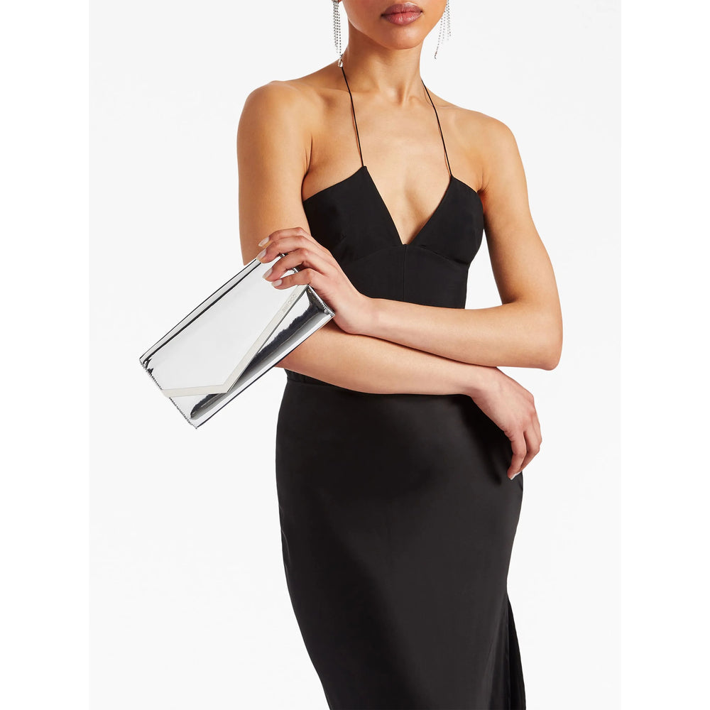 Metallic Leather Tote Bag