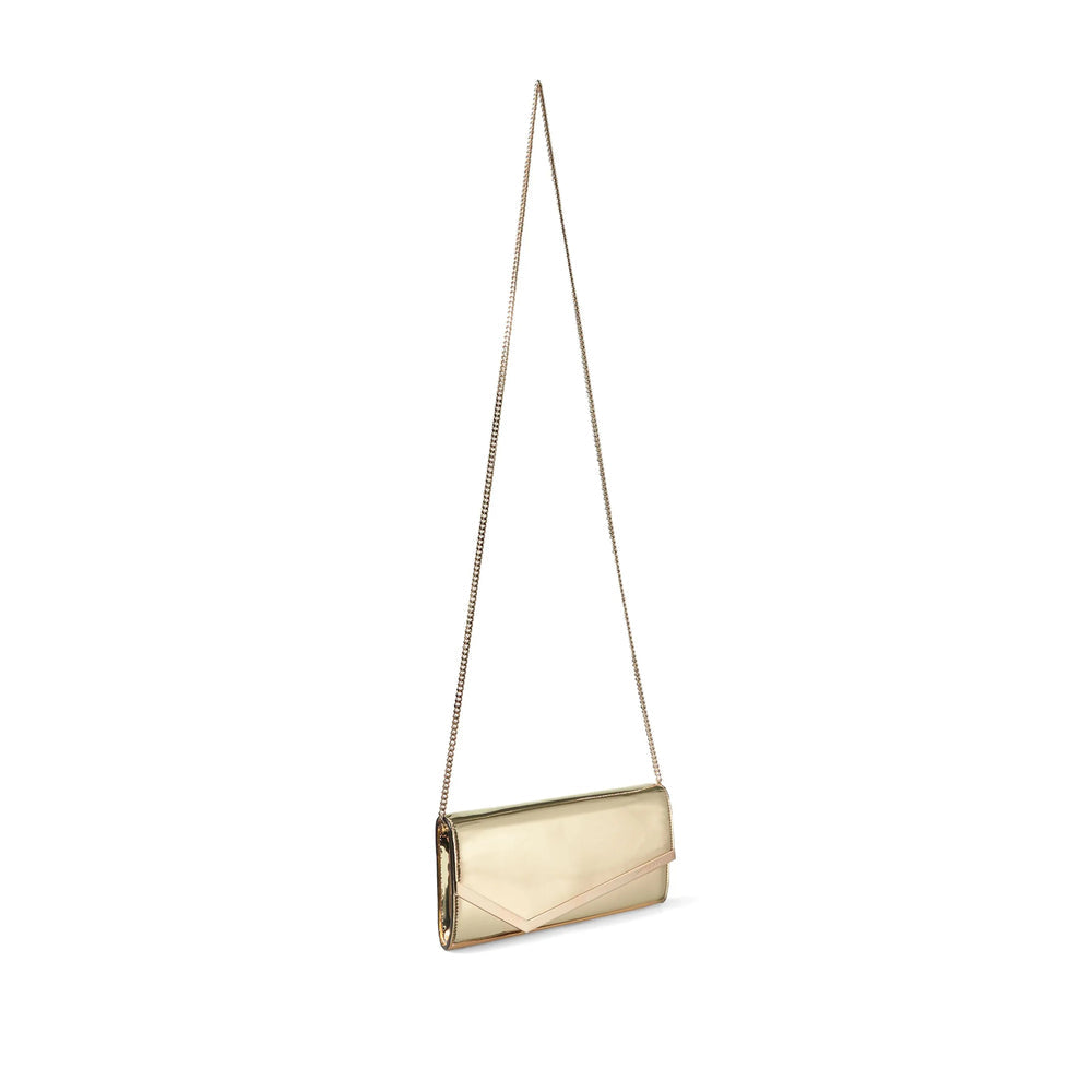 Gold-tone Metallic Tote Bag