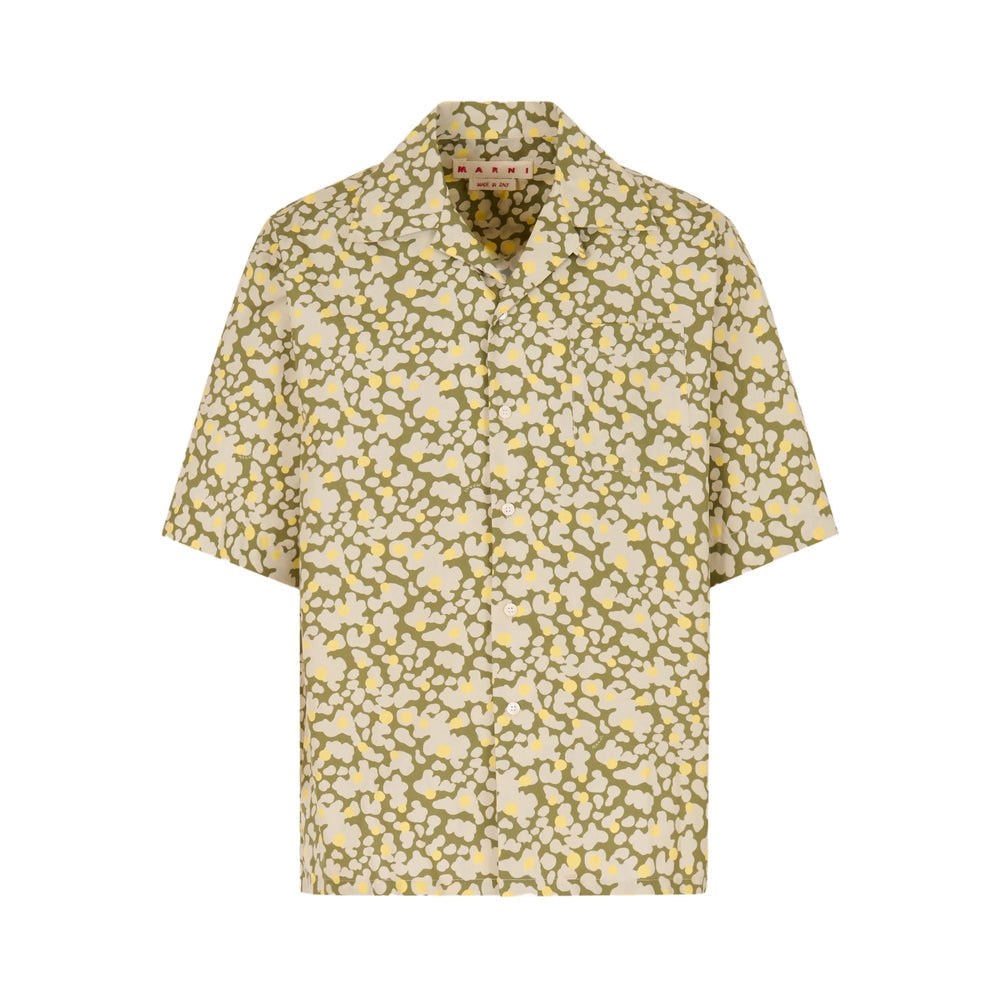 Earthy Abstract Pocket Shirt