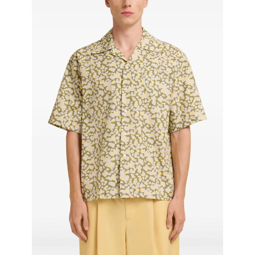 Earthy Abstract Pocket Shirt