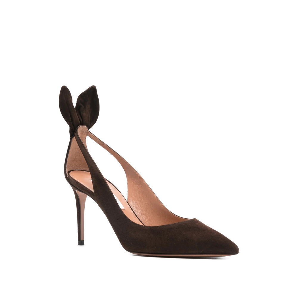 Pointed Bow Slingback Stiletto