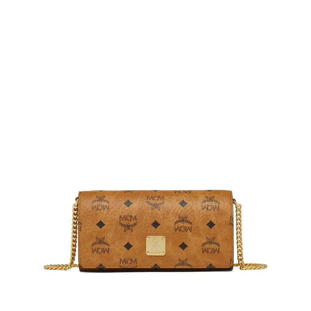 Camel Nappa Foldover Bag