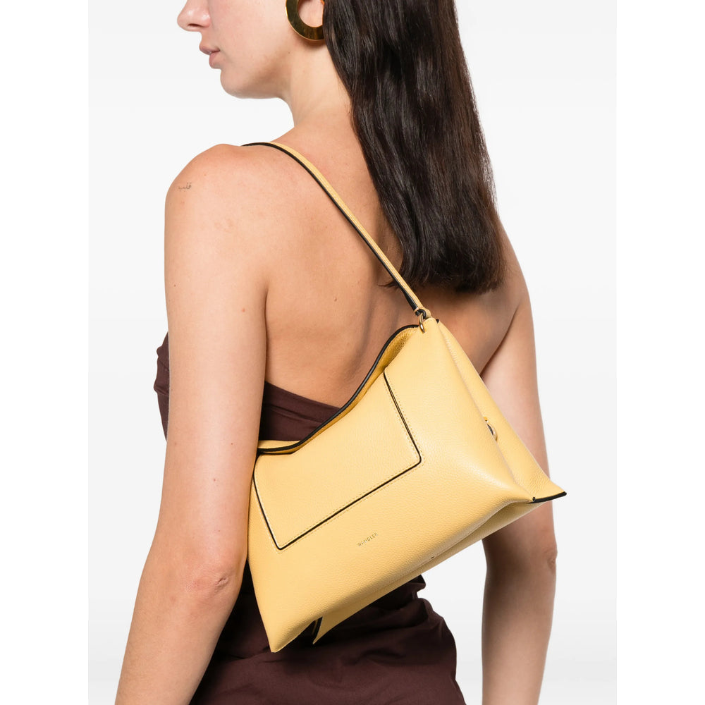 Gold-tone Calf Leather Tote