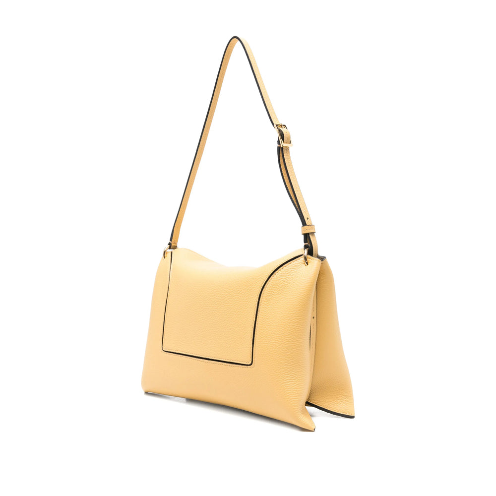 Gold-tone Calf Leather Tote