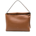 Brown Crust Leather Satchel Bag