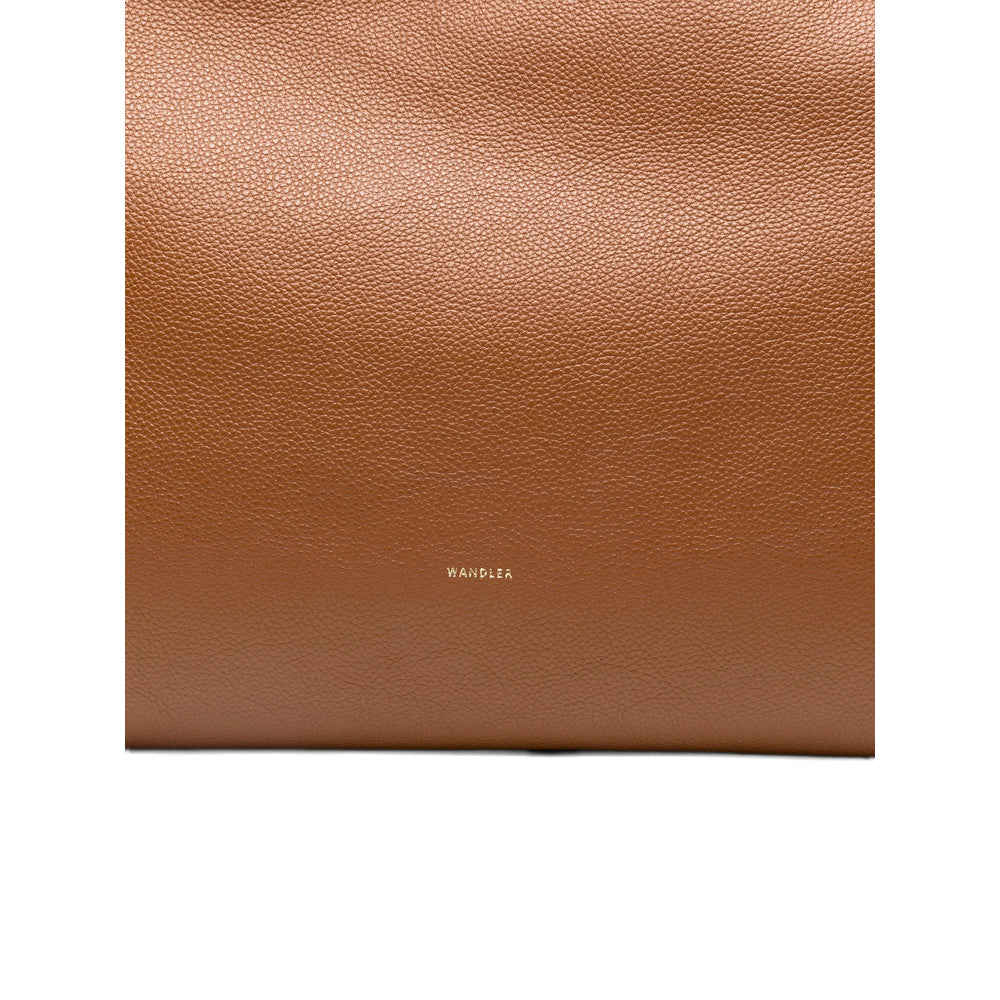 Brown Crust Leather Satchel Bag