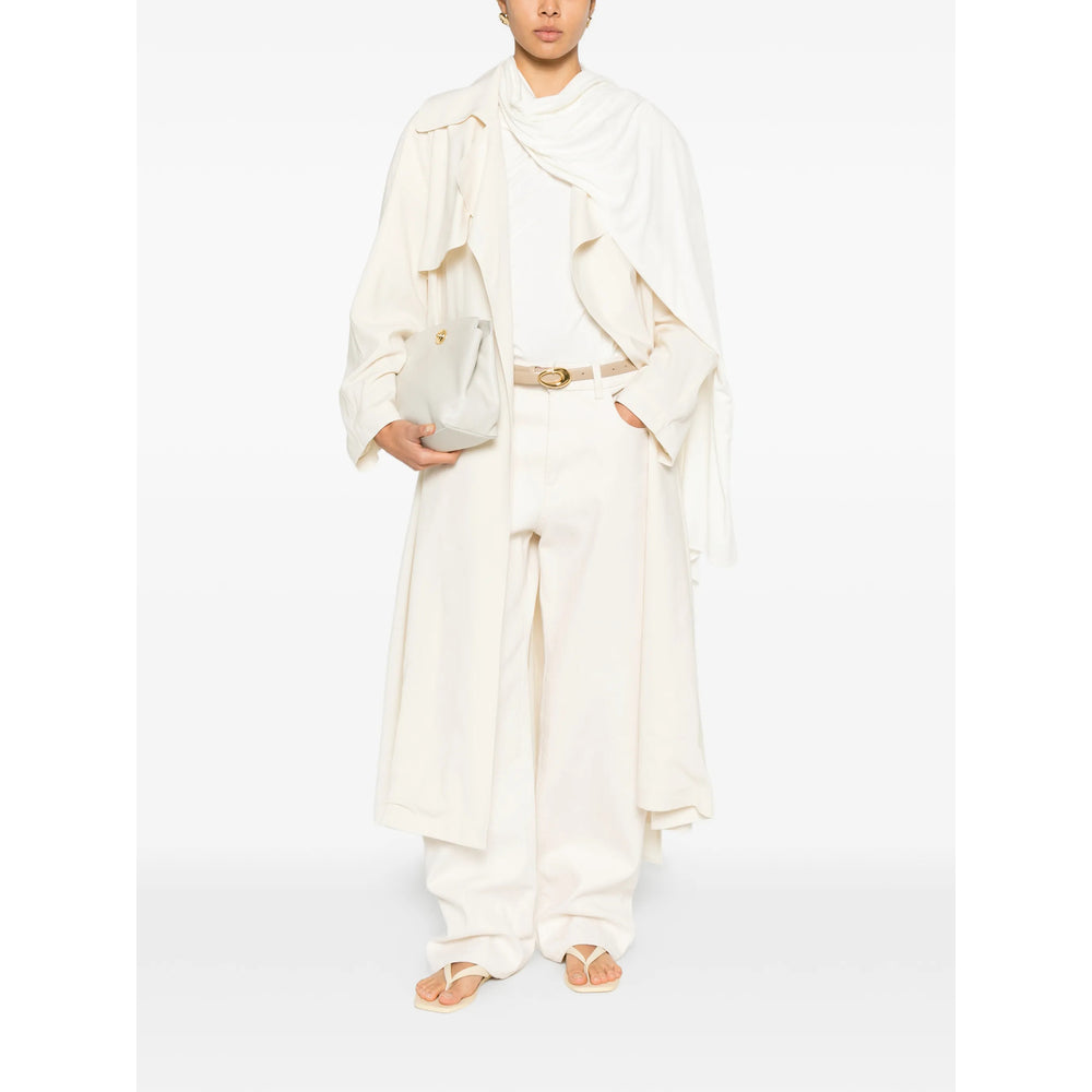 Belted Double-breasted Coat