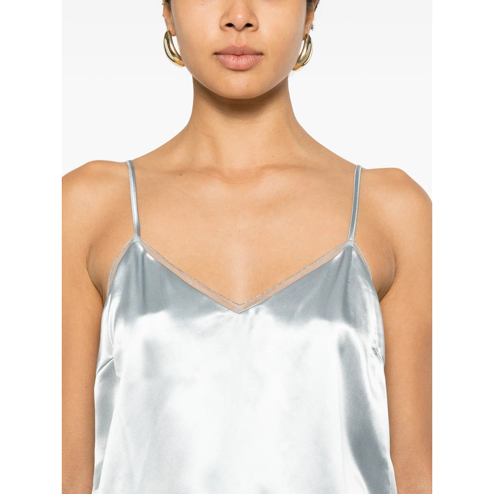 Tonal Spaghetti Strap Top