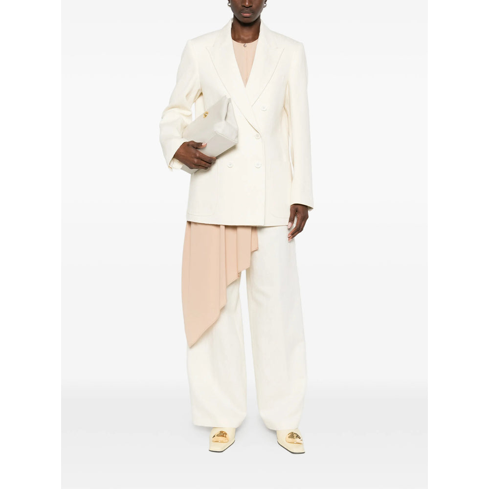 Crisp Double-breasted Jacket