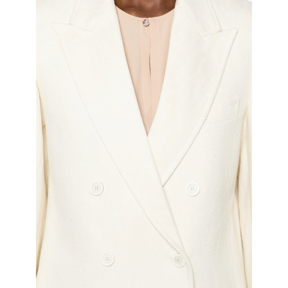 Crisp Double-breasted Jacket