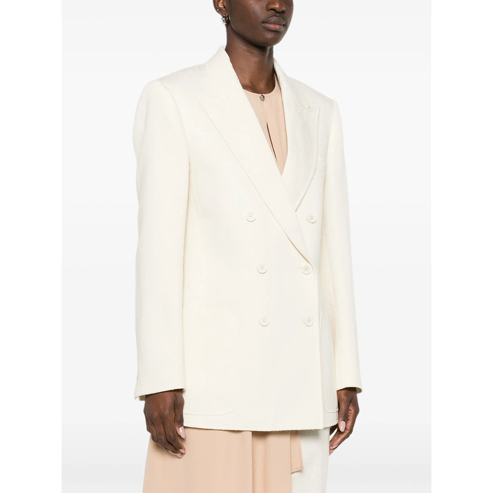 Crisp Double-breasted Jacket
