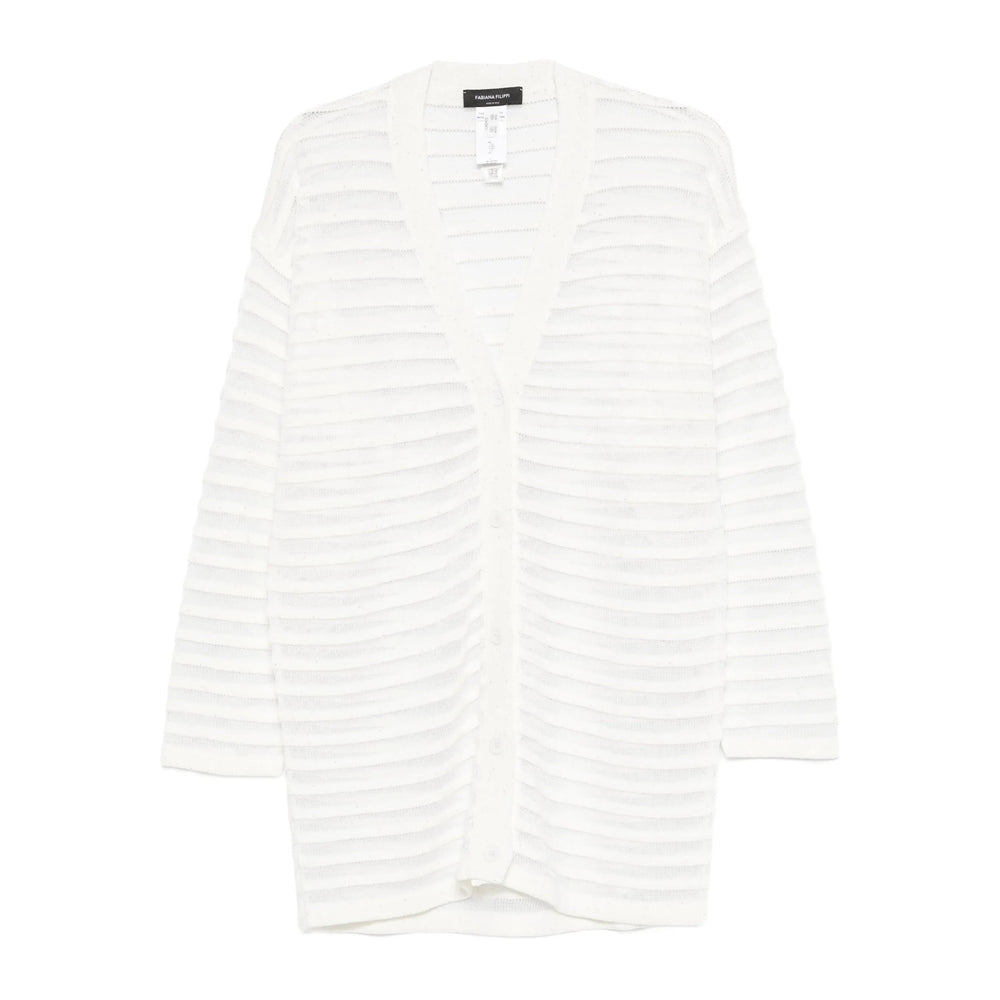 Crisp V-neck Cotton Linen Blouse