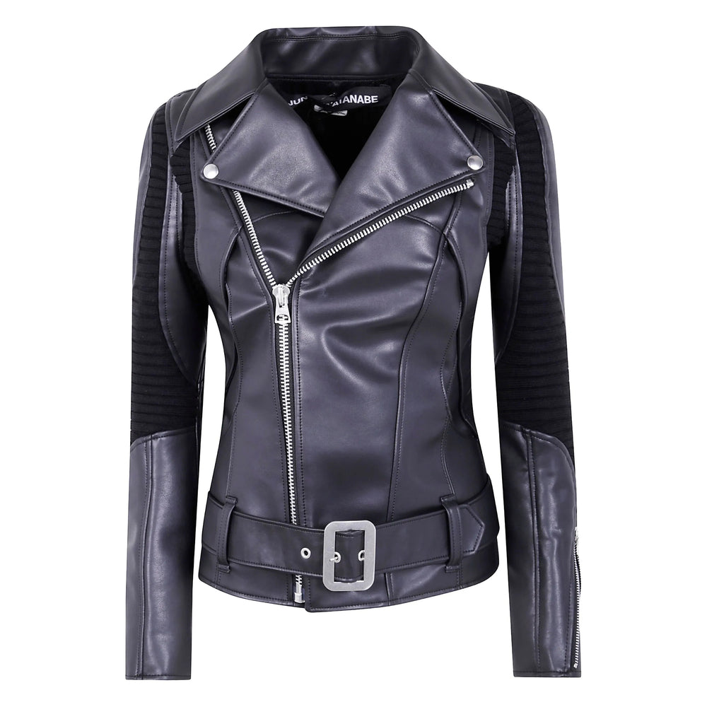 Belted Zip Front Jacket