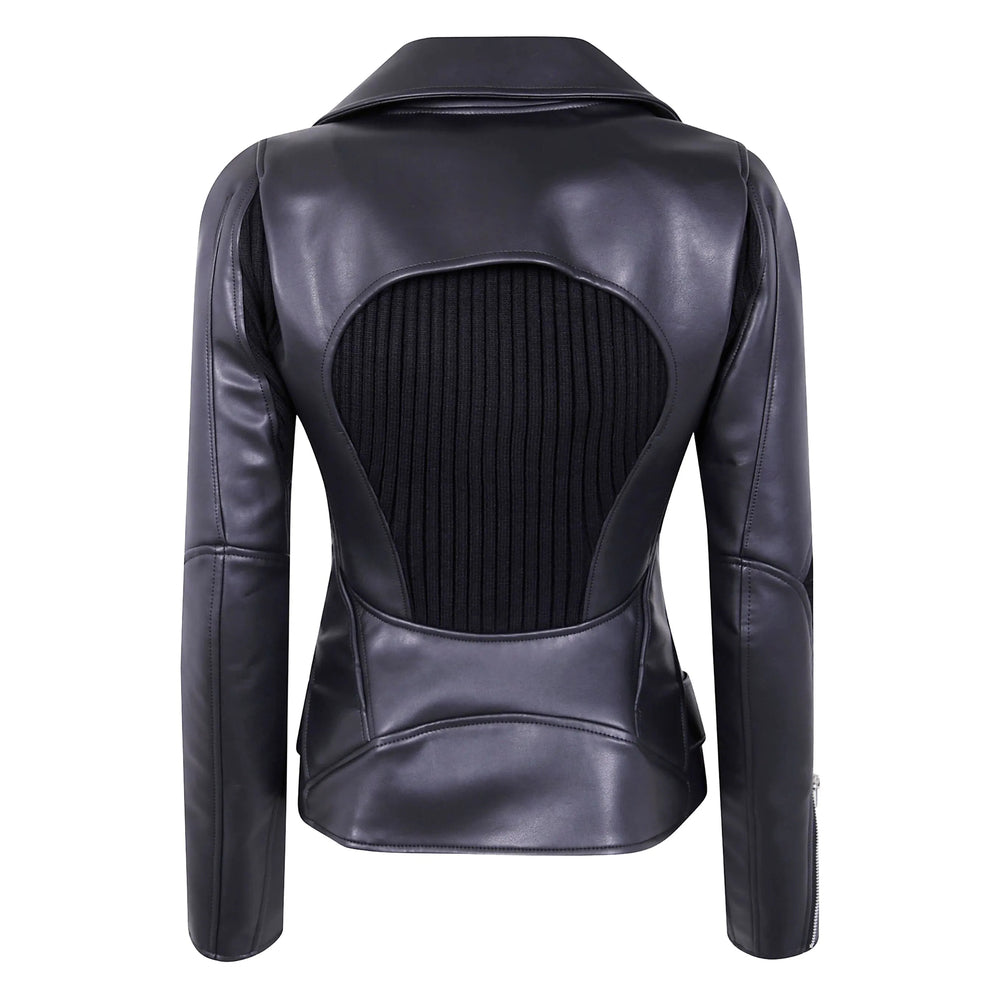 Belted Zip Front Jacket