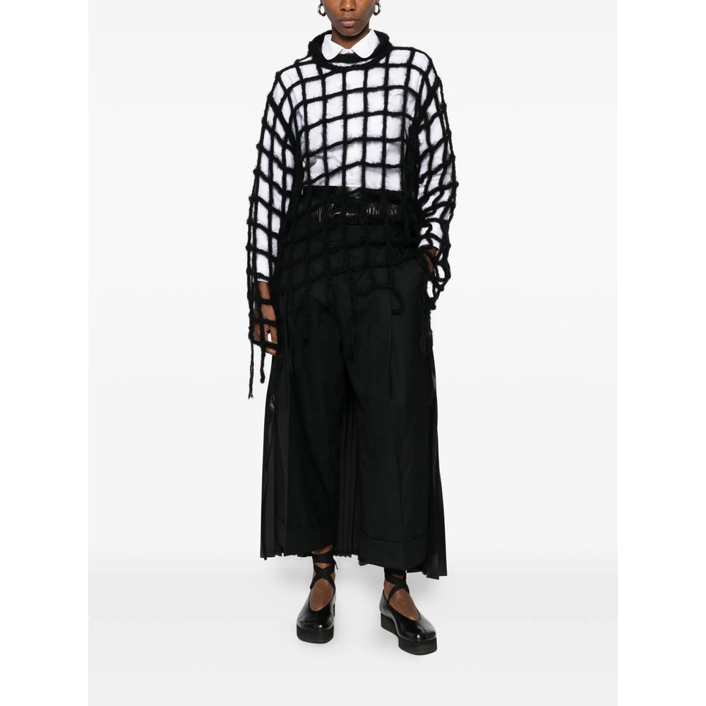 Sleek Black Wool Pant