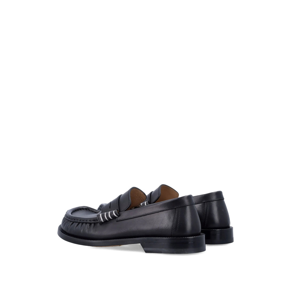 Flat Sole Slip-on Calf Leather
