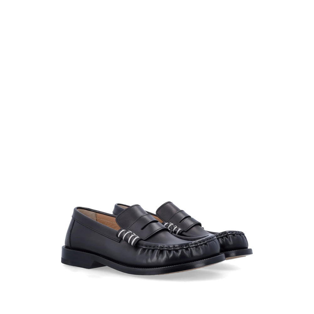 Flat Sole Slip-on Calf Leather